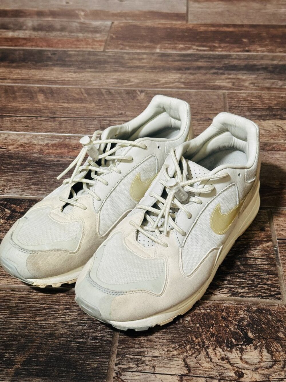 NIKE AIR SKYLON II 2 / FOG FEAR OF GOD BONE GREY CLEAR OFF WHITE 10.5